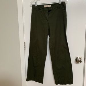 J.Crew Factory Dark Green Chinos
